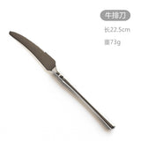 New Stainless Steel Golden Cutlery Set