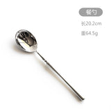 New Stainless Steel Golden Cutlery Set