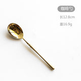 New Stainless Steel Golden Cutlery Set