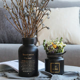 Nordic Black Glass Vases